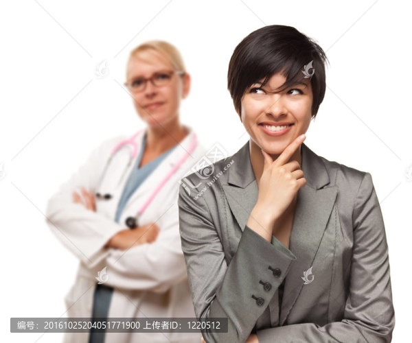Young,Multiethnic,Woman和女醫(yī)生