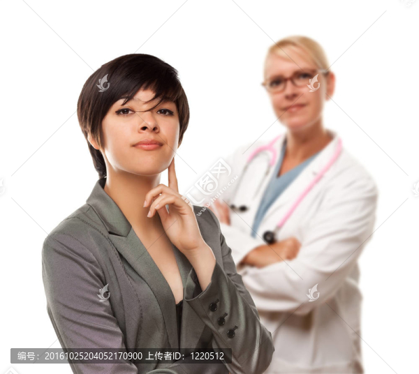 Young,Multiethnic,Woman和女醫(yī)生
