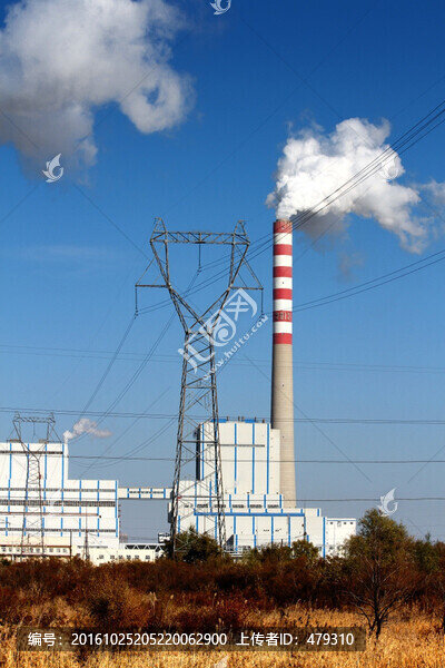 電塔,鐵塔,電廠