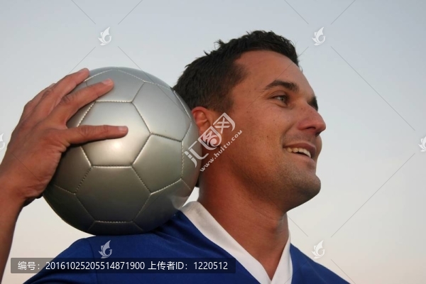足球運動員和Ball