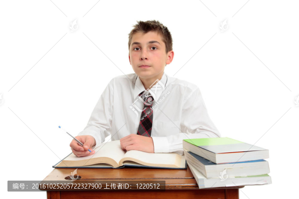 細(xì)心的學(xué)生做作業(yè)