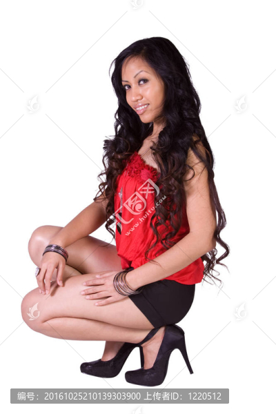 美麗的polyneasian女孩