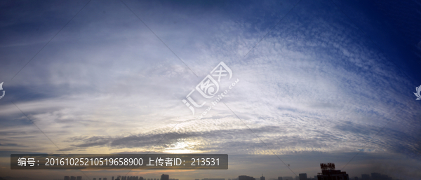 夕陽,天空