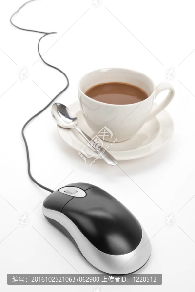 咖啡杯和電腦鼠標(biāo)