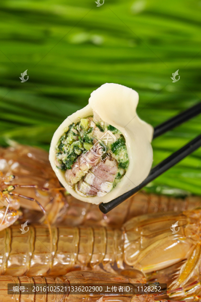 韭菜蝦爬餃子