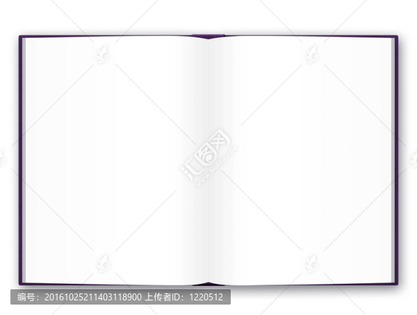 打開的書