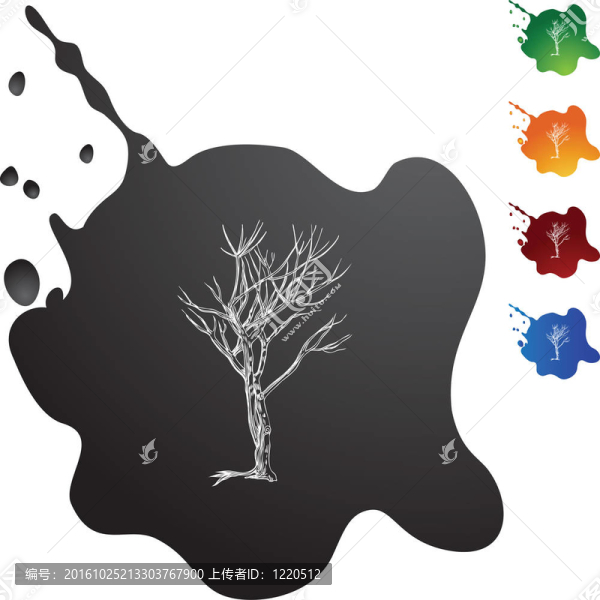 光禿禿的樹