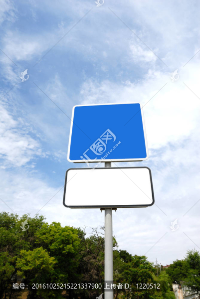 空白的路標(biāo)