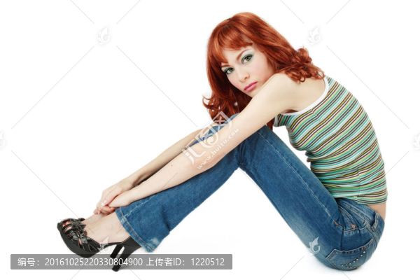 苗條的紅發(fā)女孩