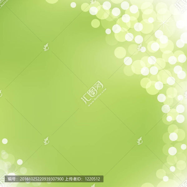 綠色背景與背景虛化
