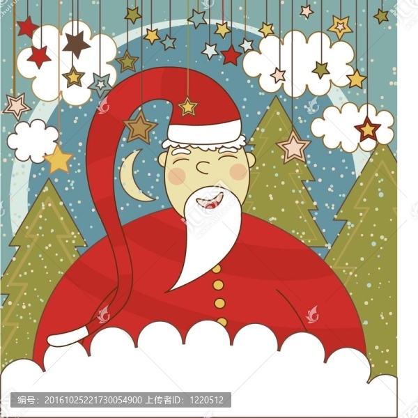 Santa圣誕卡
