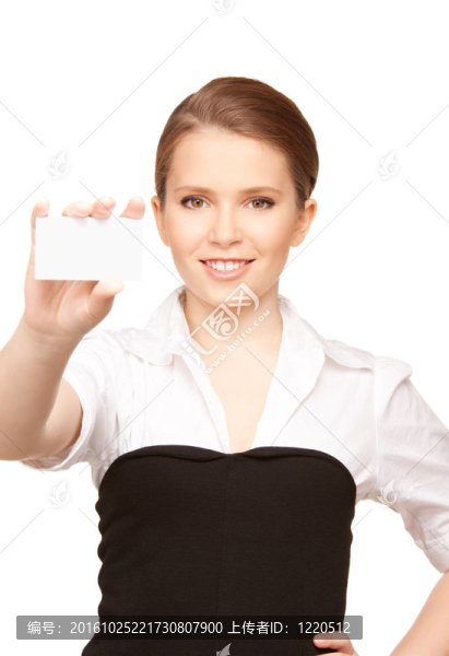 帶名片的女人