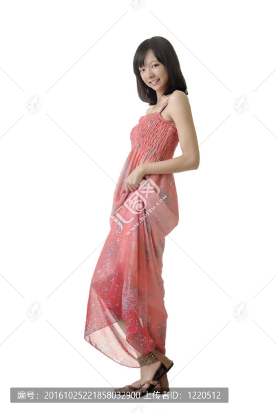 亞洲美麗女人的肖像