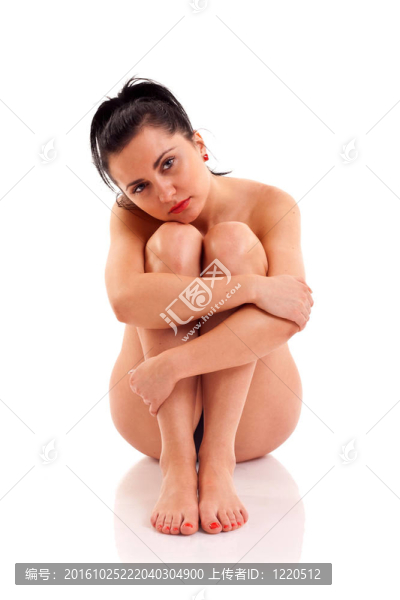 坐著和擁抱的腿