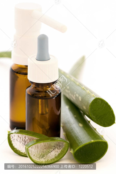 滴和噴霧與Aloe