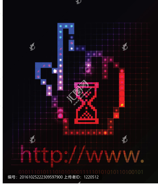 LED顯示屏上的計算機光標