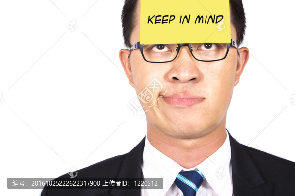 記住，保持mind.businessman無奈看后