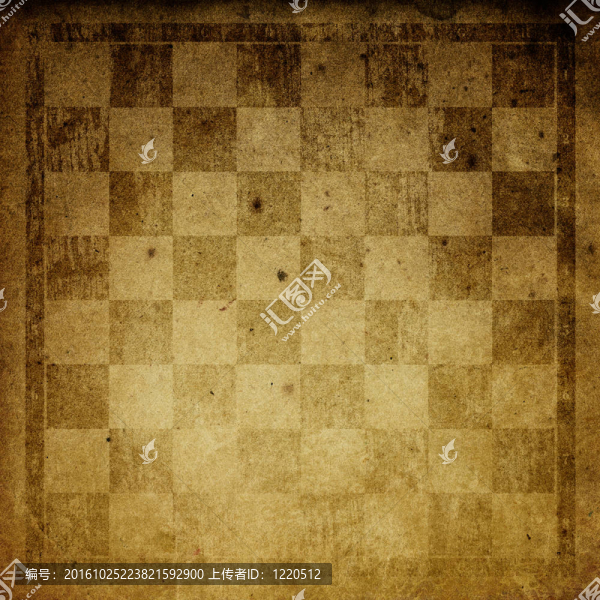 老式棋盤背景。