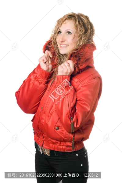 年輕的微笑的金發(fā)女郎