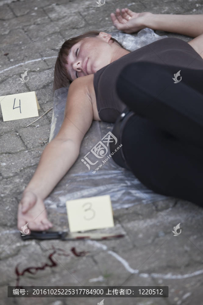 殺害女人的犯罪現(xiàn)場
