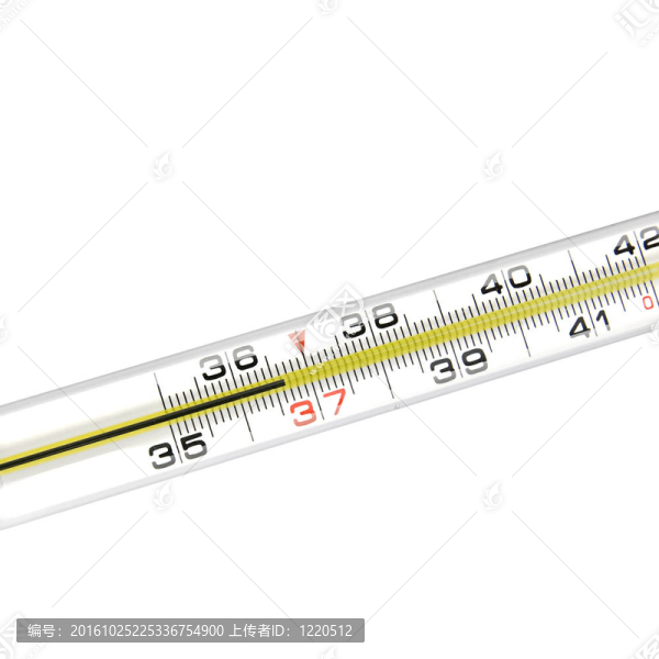 白色近距離隔離溫度計(jì)