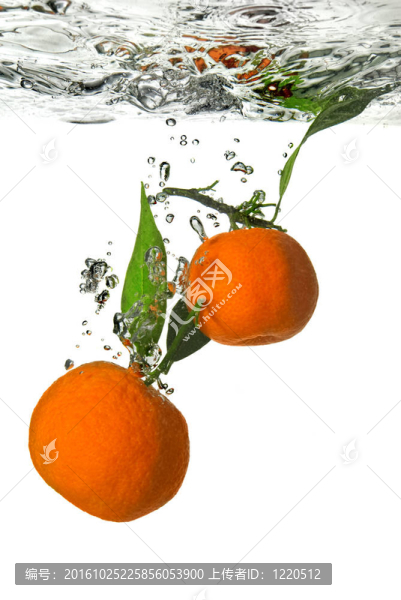Tangerine夜店落入水中氣泡的白