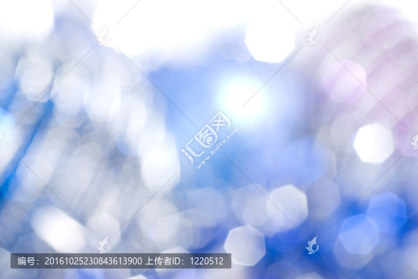 藍(lán)色圣誕燈背景