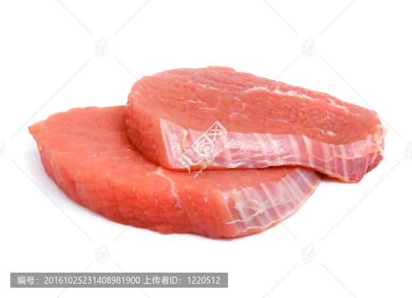 牛排肉切片食品isolaited