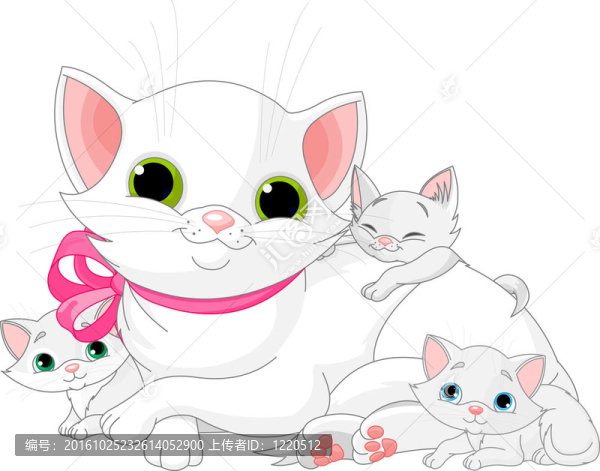 White,Cats的家人