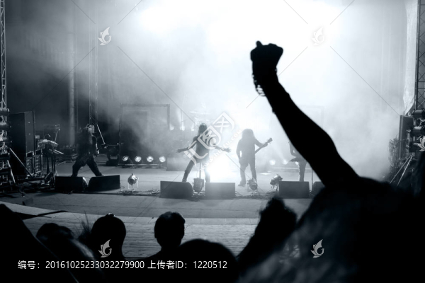 搖滾音樂(lè)會(huì)現(xiàn)場(chǎng)