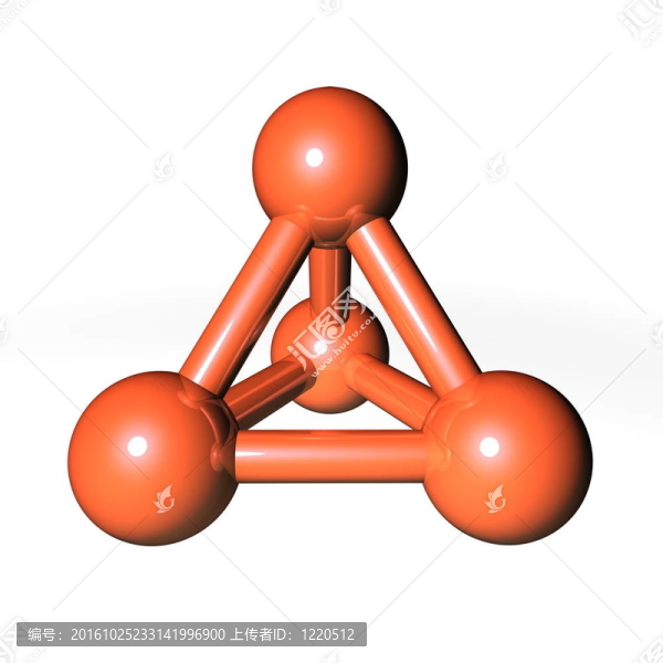 分子結(jié)構(gòu)棕橙色