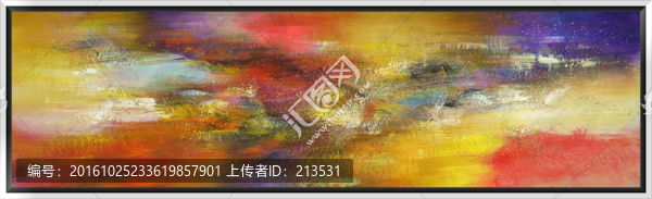 抽象油畫
