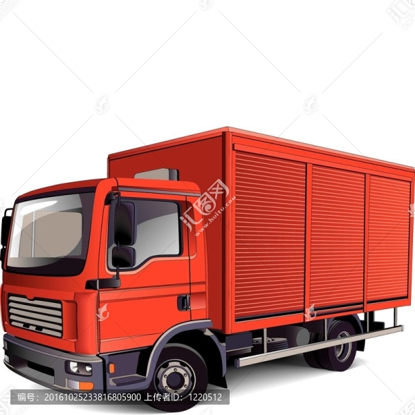 紅色面包車