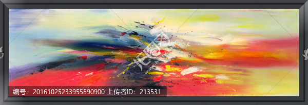 趙無極風(fēng)格抽象畫