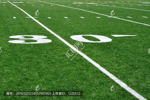 美國(guó)足球場(chǎng)上的30碼線(xiàn)