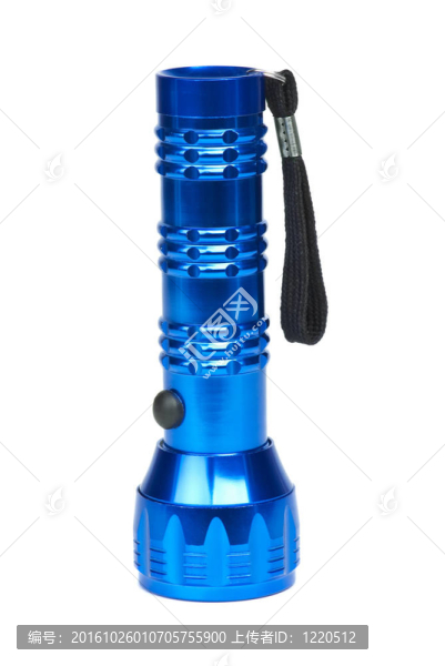 藍(lán)色金屬LED手電筒