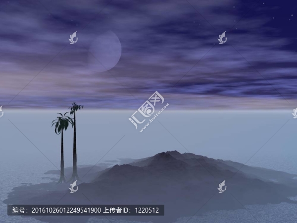 CGI,-棕櫚島