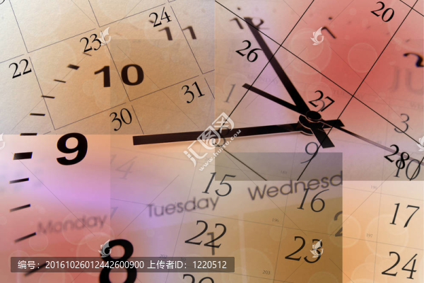時(shí)鐘面和日歷