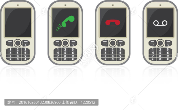 四手機(jī)與符號(hào)-插圖