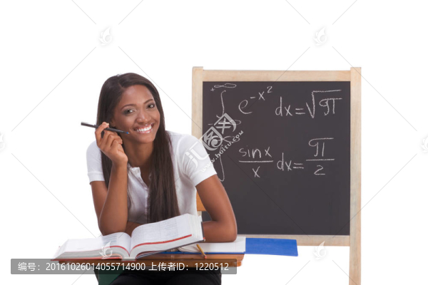 布萊克大學(xué)女生學(xué)習(xí)數(shù)學(xué)考試