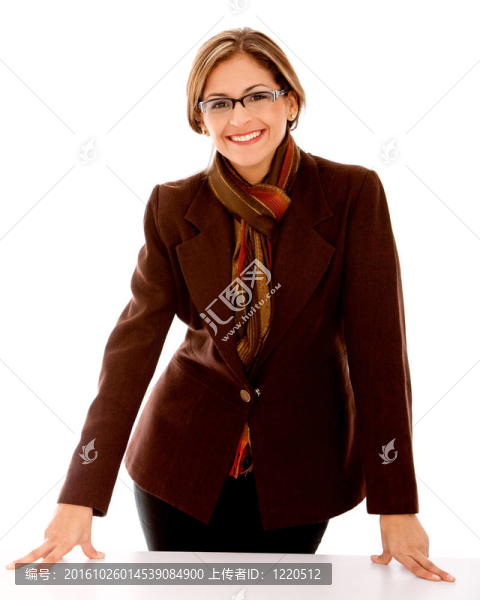 快樂(lè)的女商人