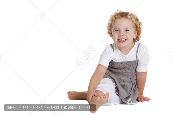 可愛的三歲的笑