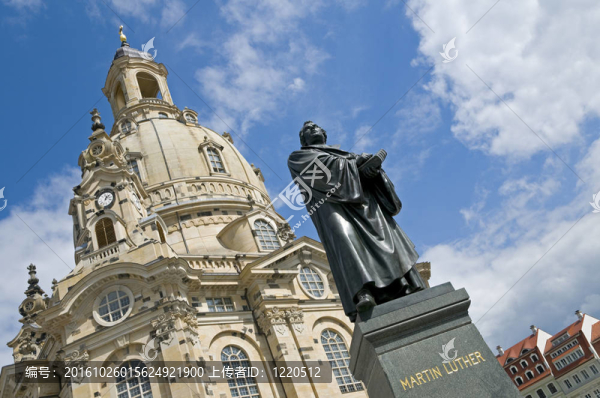 德累斯頓；Martin,Luther,Statue