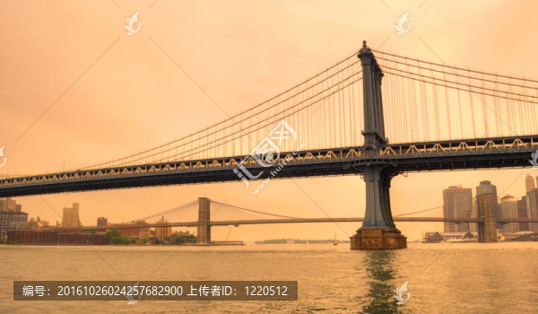 布魯克林大橋；紐約；美國
