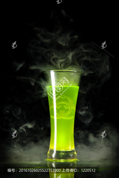 綠色的放射性酒精里面的生物標(biāo)志