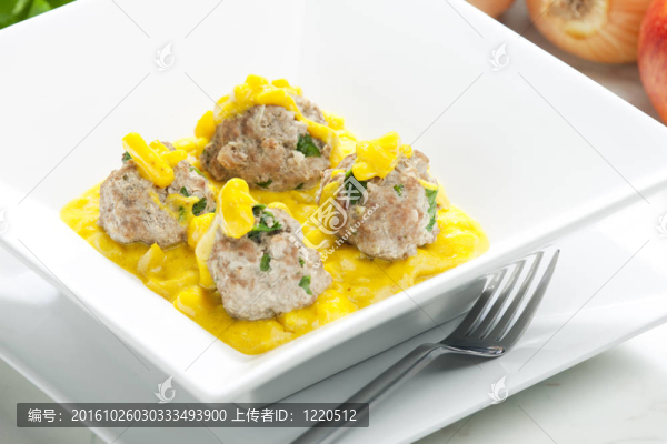 肉末香草丸