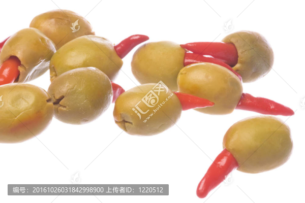 泡菜辣椒橄欖分離