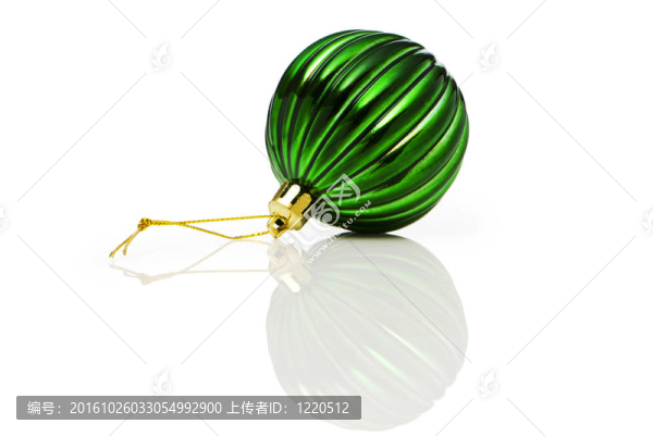 白色背景下的圣誕裝飾