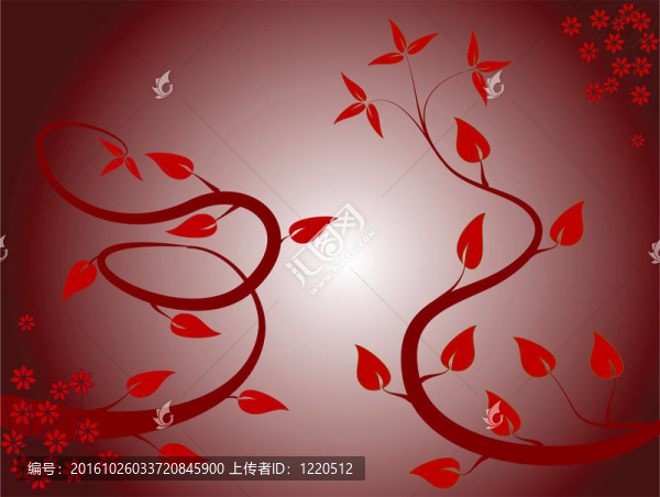 一個抽象的花卉背景ilustration