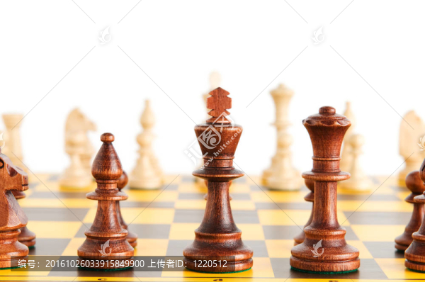 棋盤上的棋子